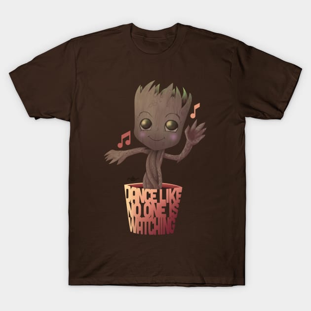 Baby Groot T-Shirt by grantedesigns